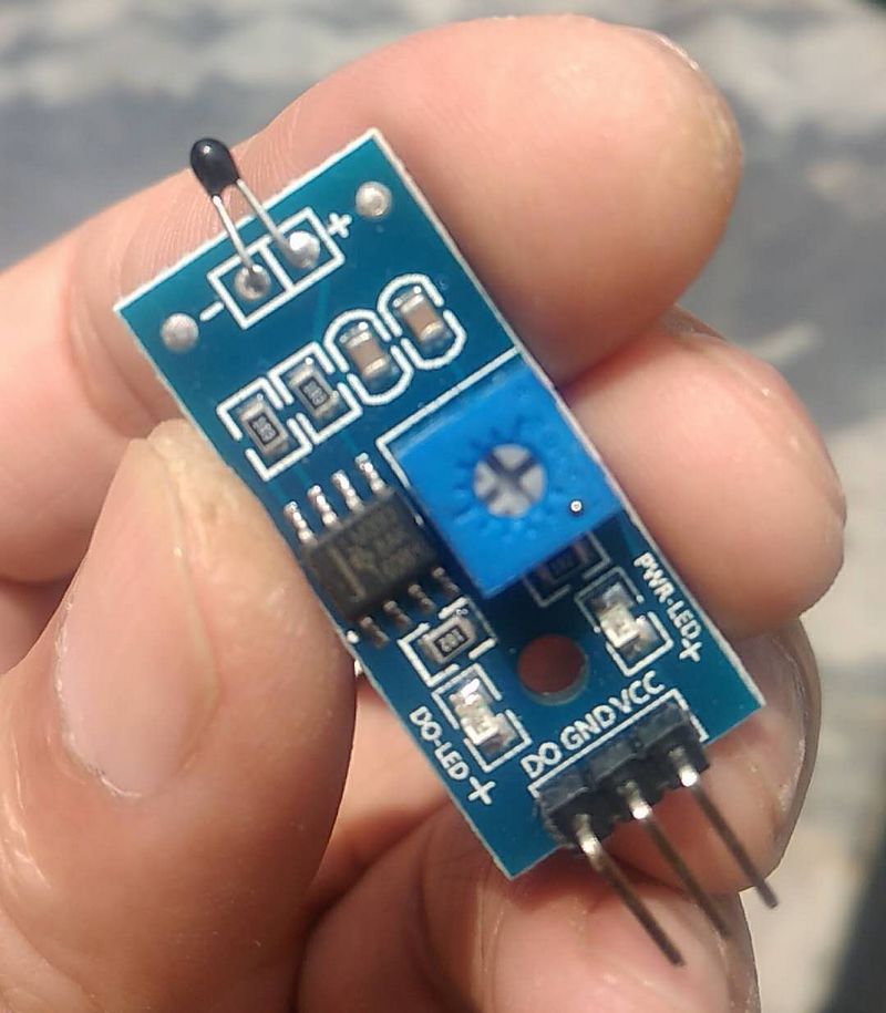 雕爷学编程arduino动手做5热敏温度传感器模块