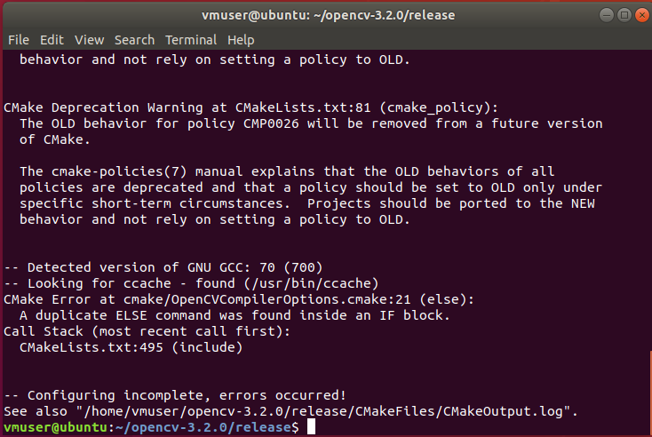  在linux系统安装opencv并在qt中使用