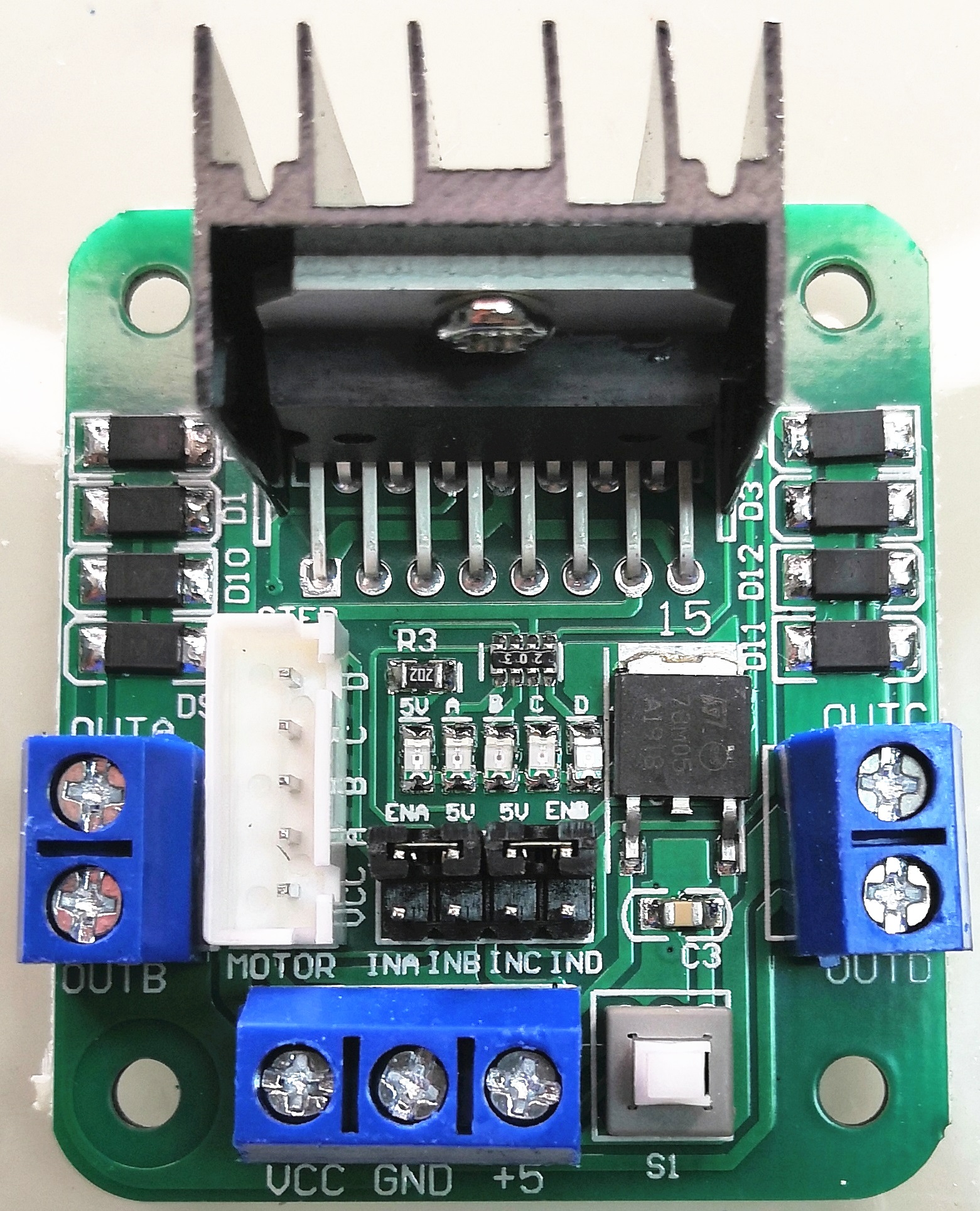 树莓派基础实验34:l298n模块驱动直流电机实验