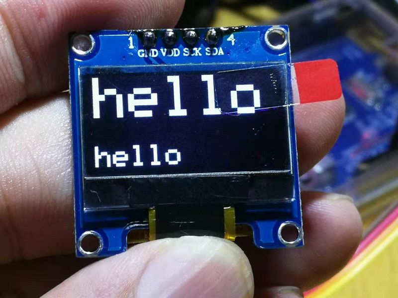  【雕爷学编程】Arduino动手做（93）--- 0.96寸OLED液晶屏